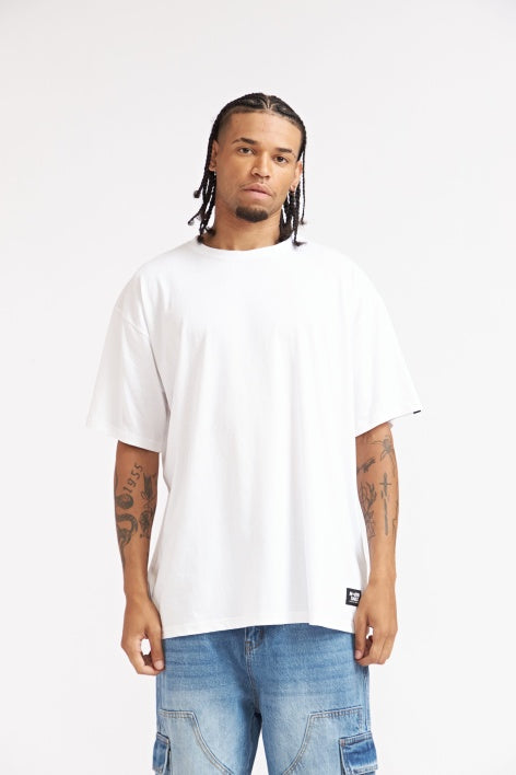 POLERA OVERSIZE BLANCO 100% ALGODON