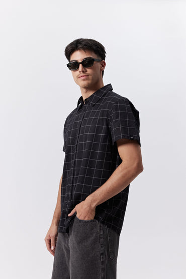 CAMISA CUADROS NEGRO