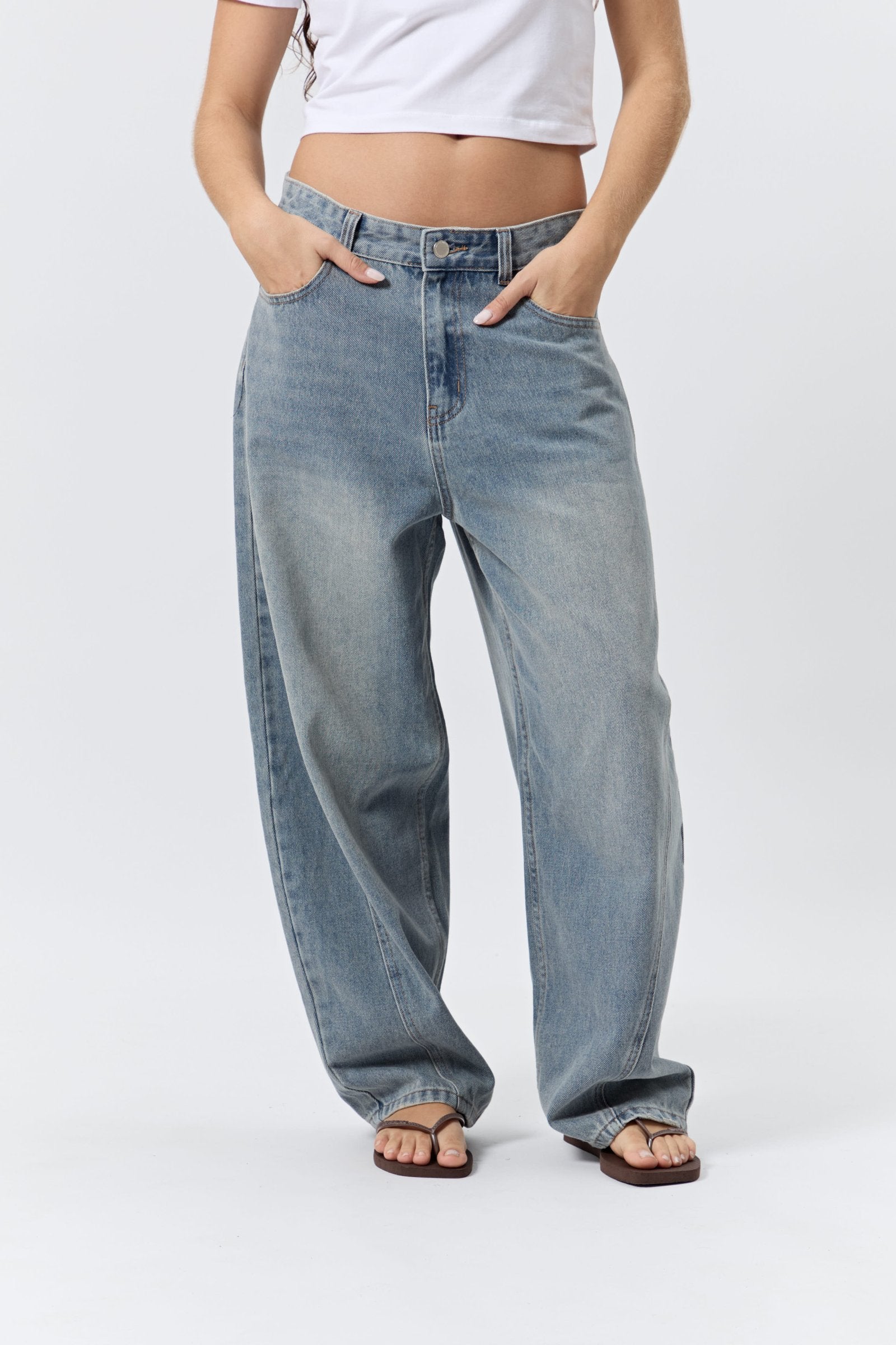 PANTALON DENIM BRUMA AZUL