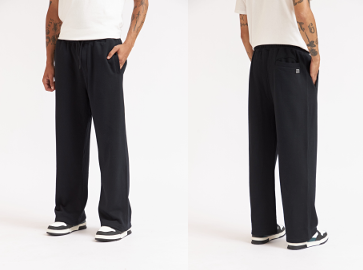 JOGGER NEGRO DE POLAR OVERSIZE
