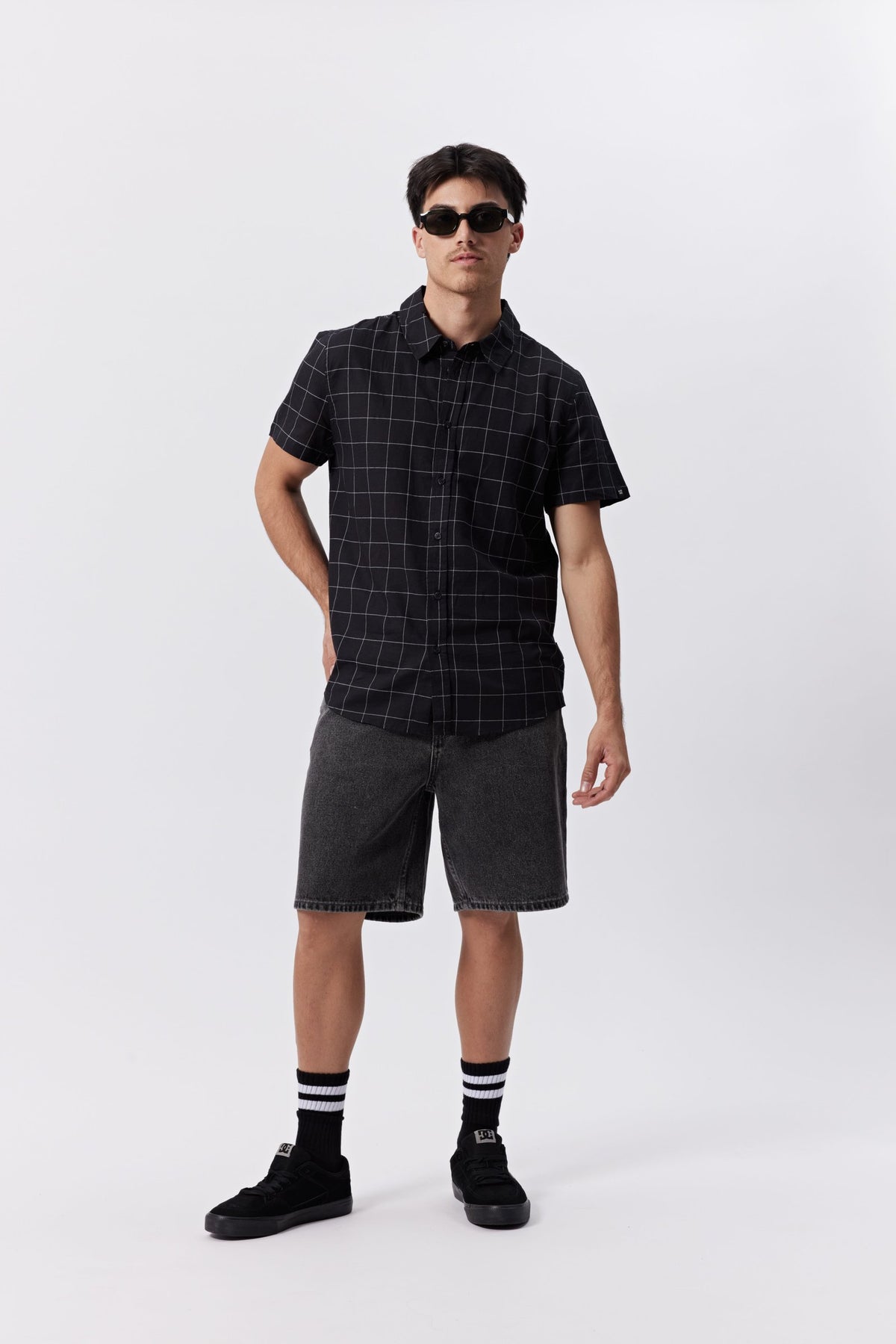 CAMISA CUADROS NEGRO