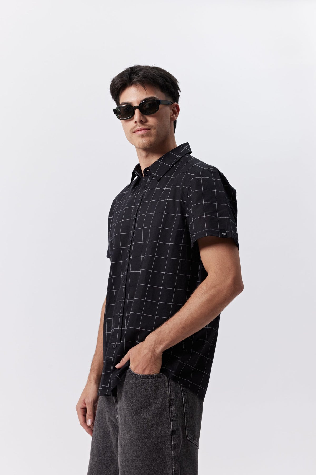 CAMISA CUADROS NEGRO