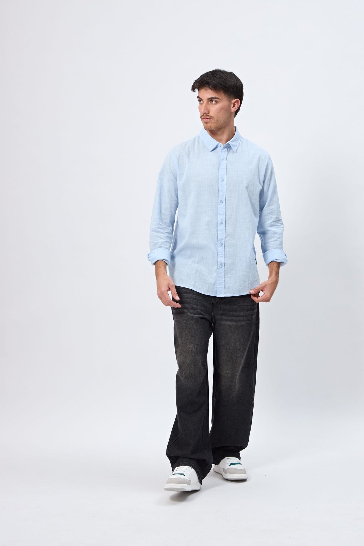 CAMISA FARO CELESTE