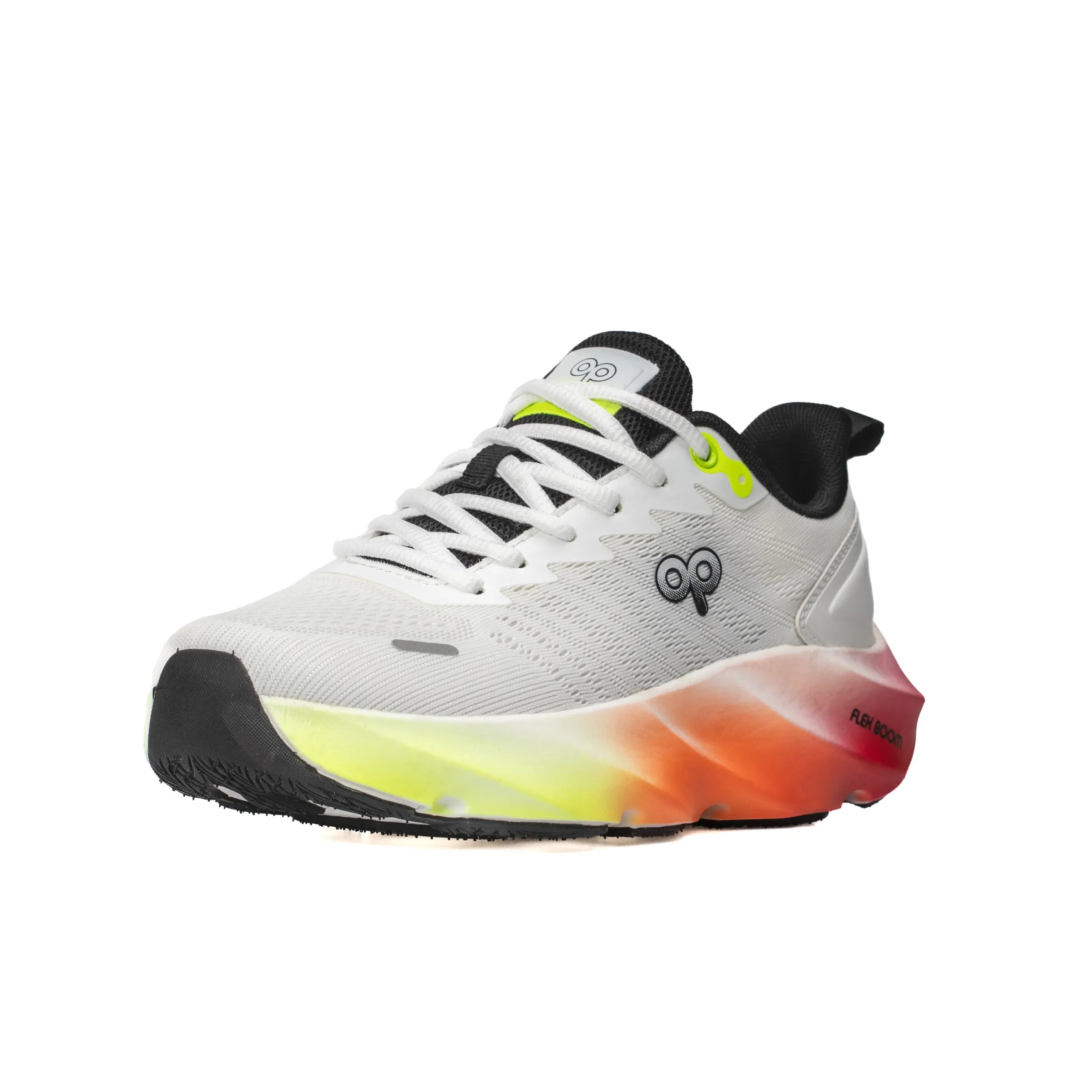 ZAPATILLA RUNNING HOMBRE BELI BLANCO/ROJO/NEGRO
