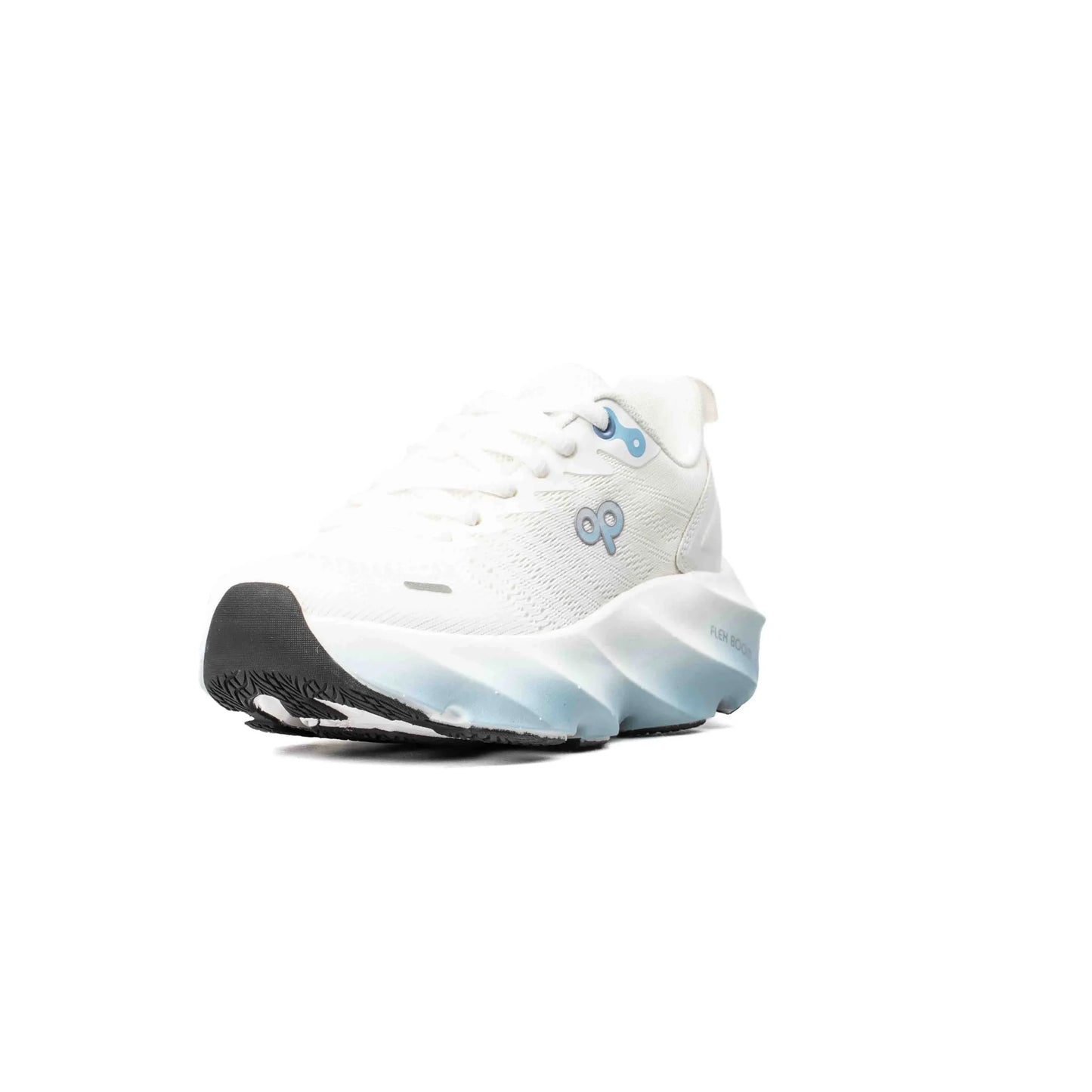 ZAPATILLA RUNNING MUJER BELI BLANCO/CELESTE