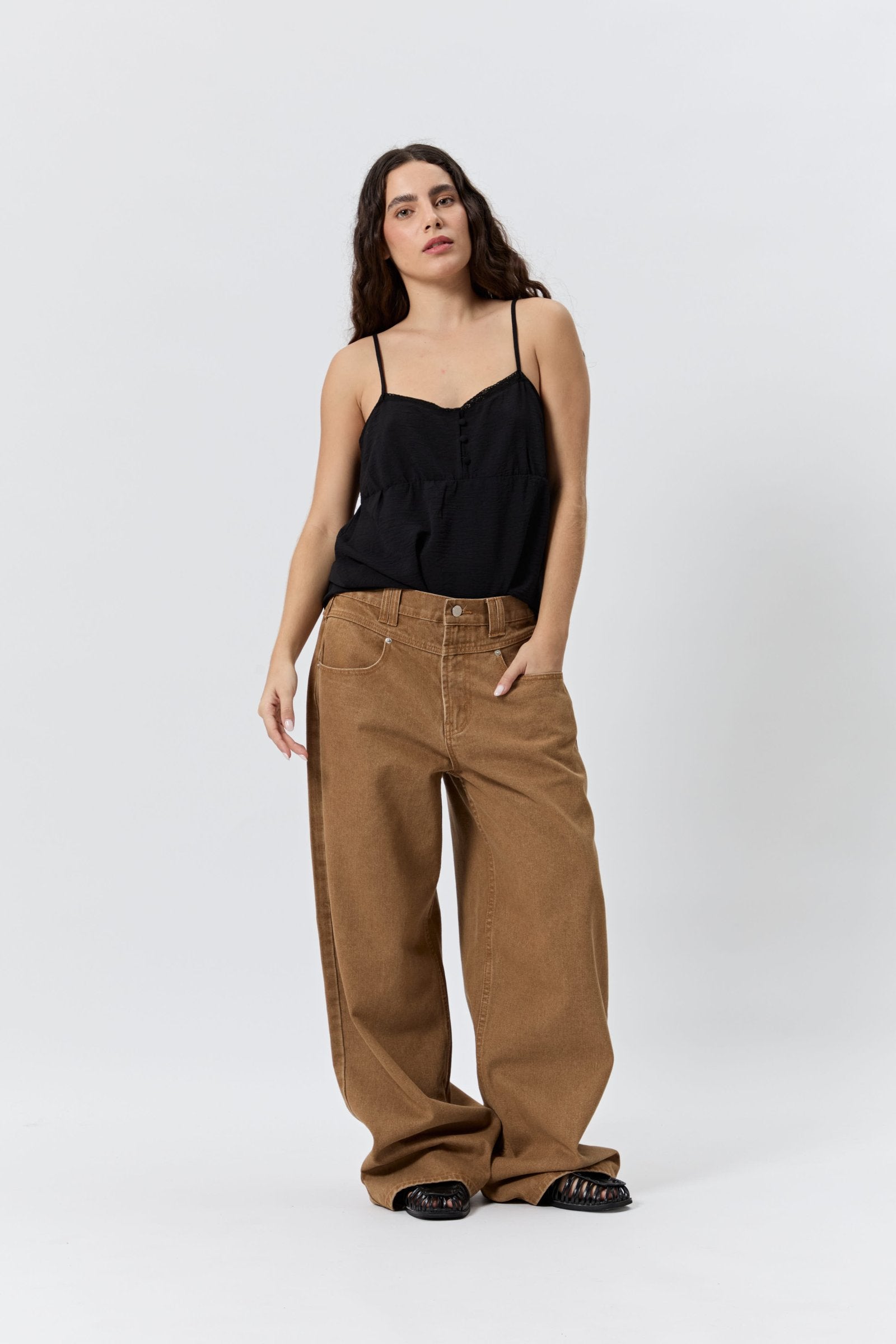 PANTALON DENIM COSTA CAMEL