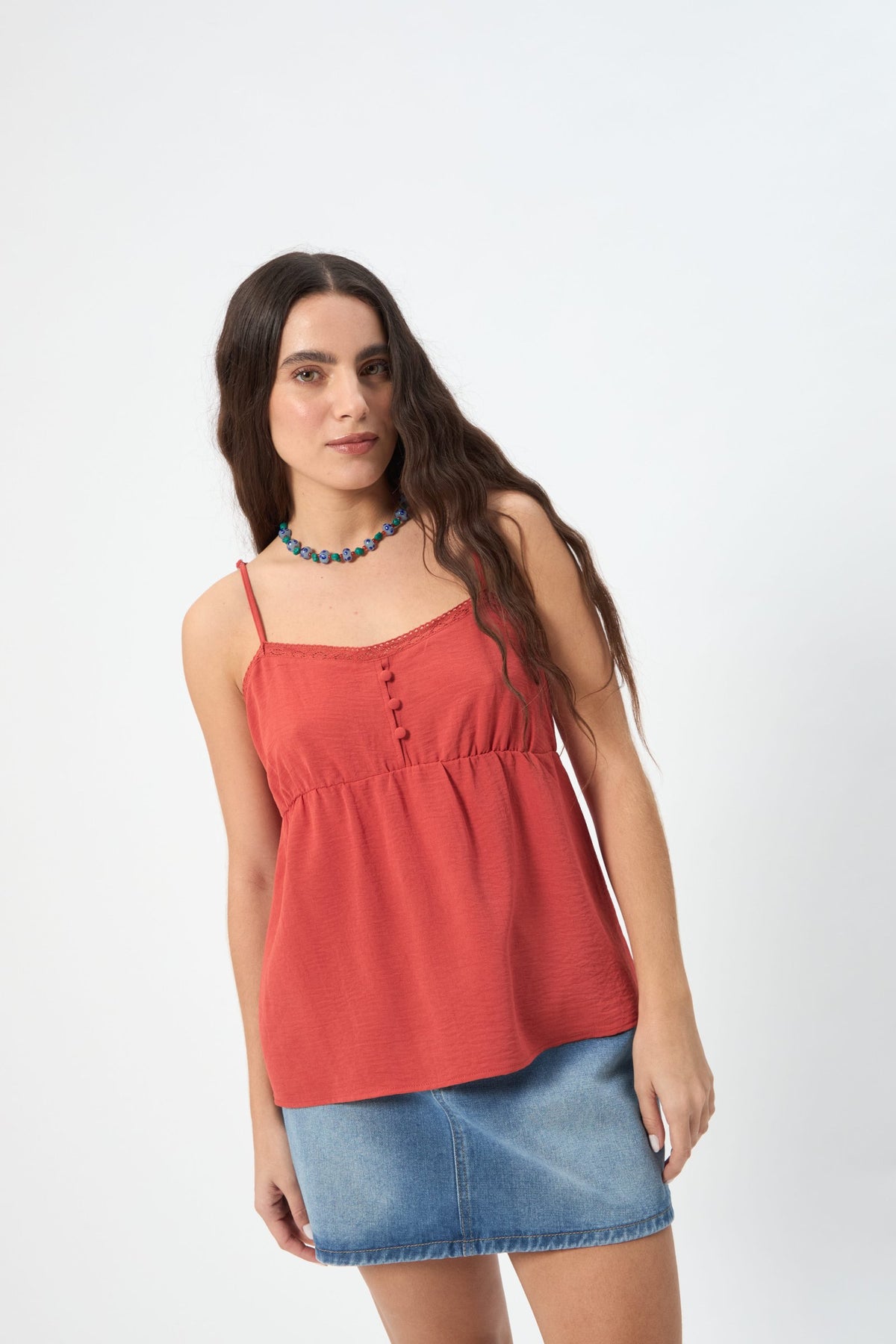 TOP RIHANNA ROJO