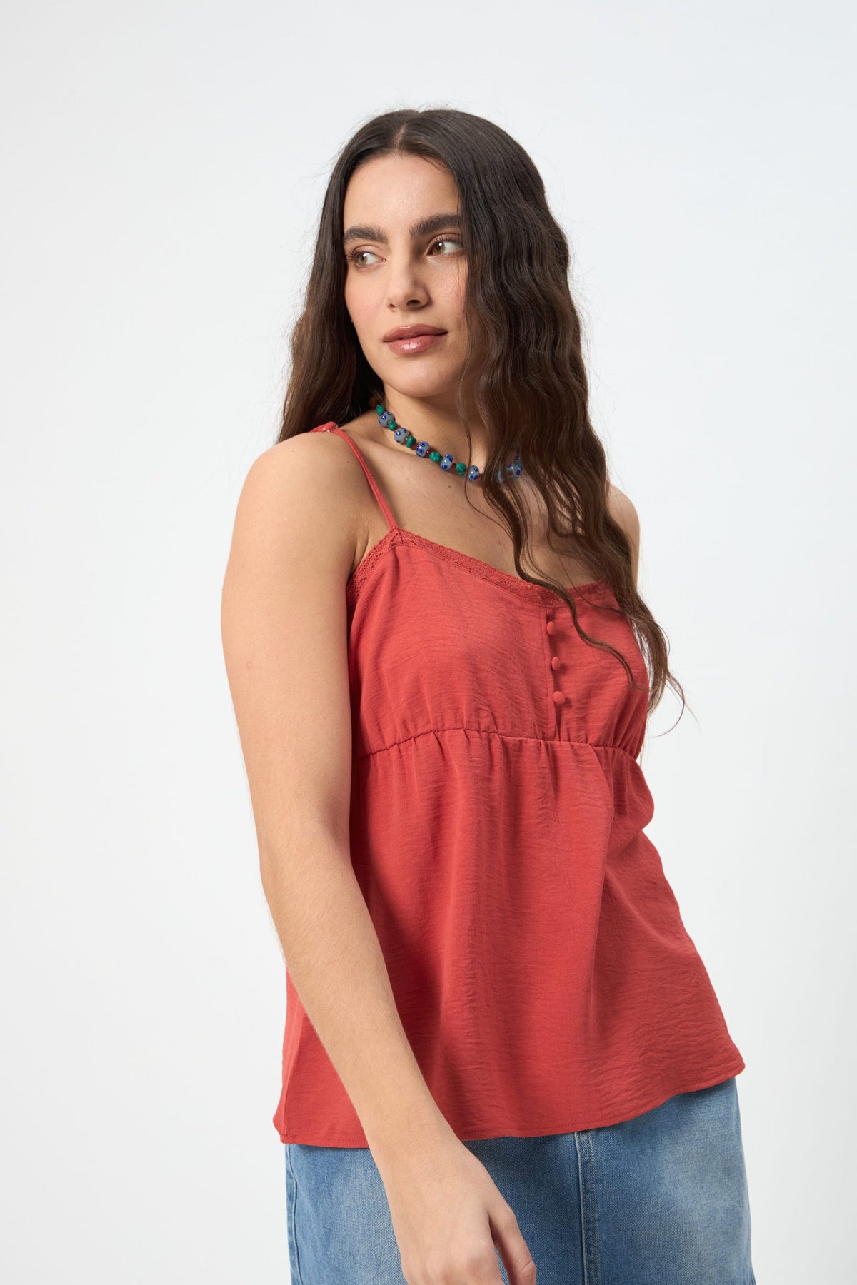TOP RIHANNA ROJO